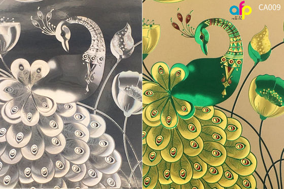 Легкая операция штамповки перед печатью холодной фольги